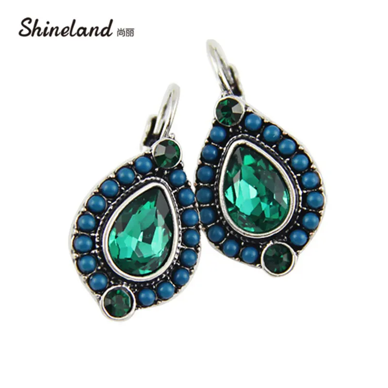 Shineland 2019 New Women Accessories Vintage Multicolor Beads&Crystal Rhinestone Water Drop Statement Clip Earrings Jewelry
Shineland 2019 New Women Accessories Vintage Multicolor Beads&Crystal Rhinestone Water Drop Statement Clip Earrings Jewelry