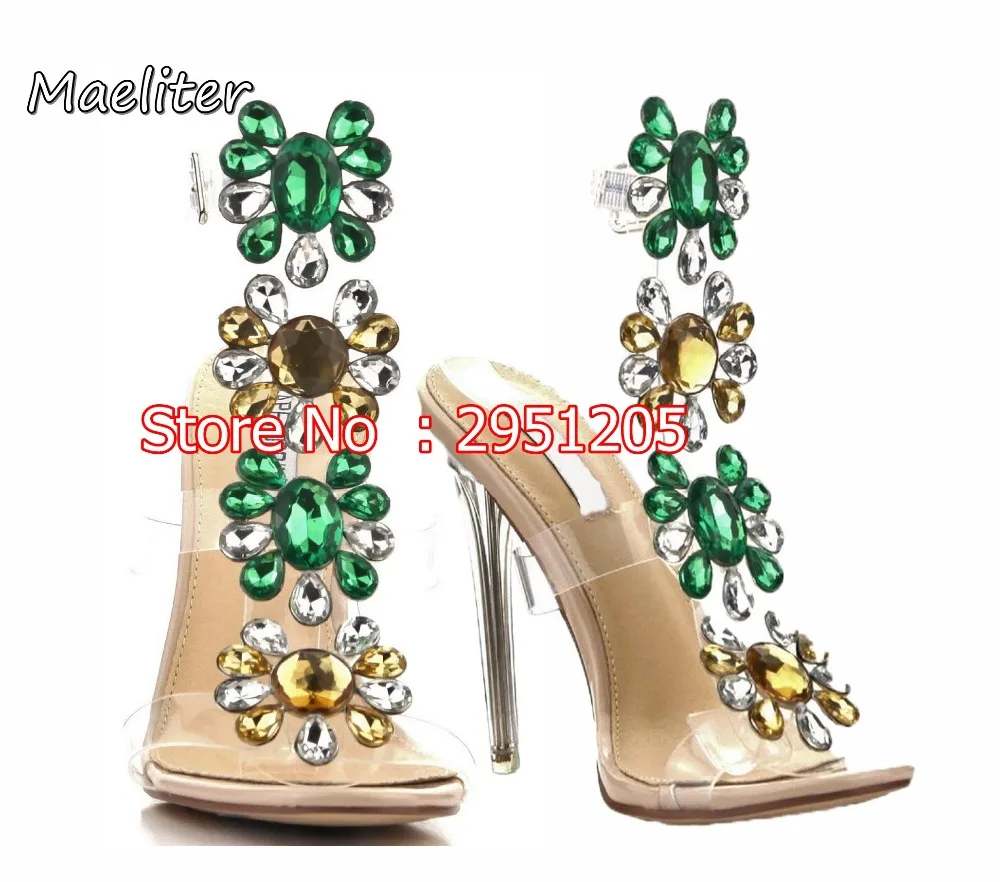Amazing Lady Rhinestone Stiletto High Heels Sandals Flower Crystal Sexy Clear Transparent PVC Sandals Shoes Summer Dress Shoes 
Amazing Lady Rhinestone Stiletto High Heels Sandals Flower Crystal Sexy Clear Transparent PVC Sandals Shoes Summer Dress Shoes