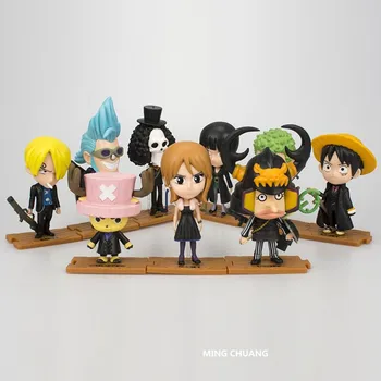 9 Pcs/set ONE PIECE The straw hat Pirates Roronoa Zoro Luffy Vinsmoke Sanji Miss.Allsunday PVC Action Figure Toy OPP D475
9 Pcs/set ONE PIECE The straw hat Pirates Roronoa Zoro Luffy Vinsmoke Sanji Miss.Allsunday PVC Action Figure Toy OPP D475