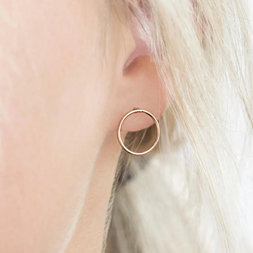 Open Circle Stud Earrings Gold Filled Earring or Sterling Silver Simple Everyday Earrings PIROUETTE Studs by Layered
Open Circle Stud Earrings Gold Filled Earring or Sterling Silver Simple Everyday Earrings PIROUETTE Studs by Layered