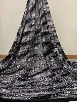 Two-color sequined French mesh gauze lace 04178 evening dress party clothing fabric African lace fashion fabric
Two-color sequined French mesh gauze lace 04178 evening dress party clothing fabric African lace fashion fabric