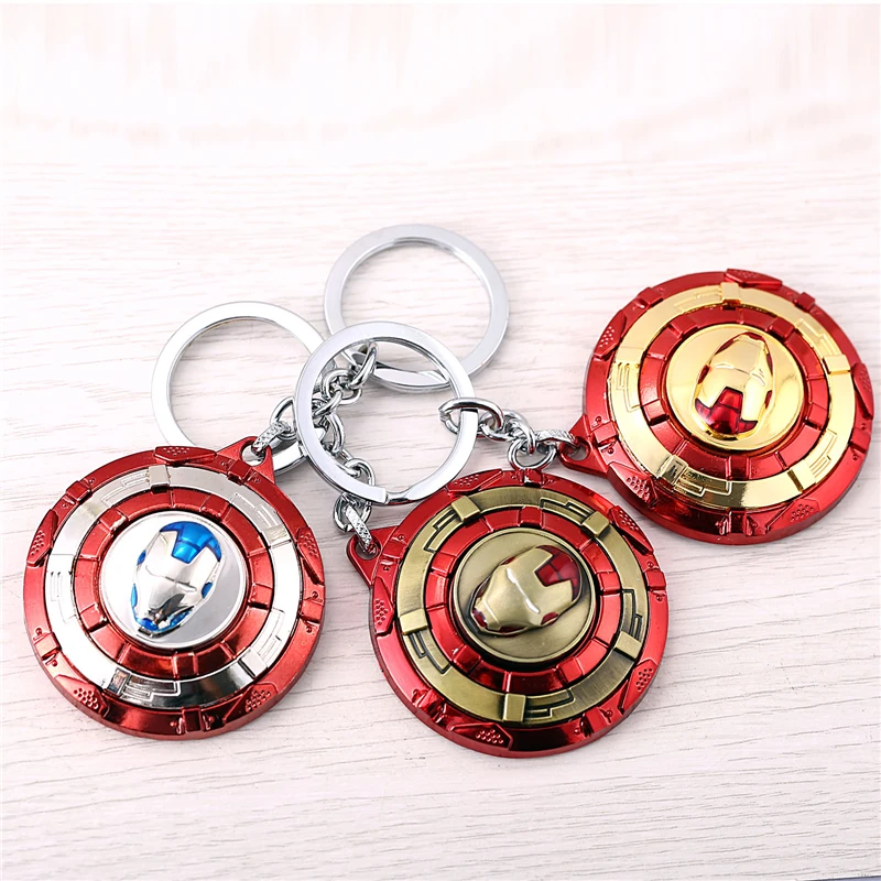 Julie Movie Super Hero The Avengers Iron Man Mask Keychain Superhero Rotatable Round 3 Colors Key Chain Ring For Boyfriend Gift
Julie Movie Super Hero The Avengers Iron Man Mask Keychain Superhero Rotatable Round 3 Colors Key Chain Ring For Boyfriend Gift
