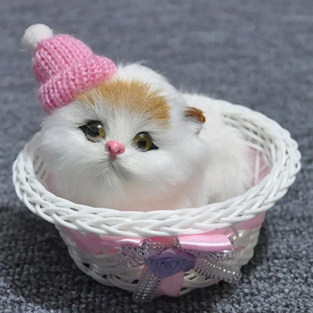 Simulation Kitten Fur Small Animal Car Ornaments Handmade Cute Pet Kitten Toy Decoration
Simulation Kitten Fur Small Animal Car Ornaments Handmade Cute Pet Kitten Toy Decoration