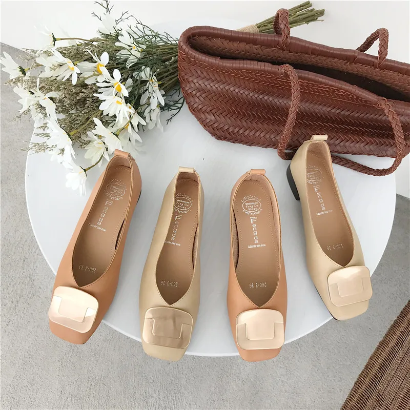 MONMOIRA Geometric Metal Buckle Flat Shoes for Women Vintage Square Toe Women Flats Slip on Solid Women Shoes SWA0233
MONMOIRA Geometric Metal Buckle Flat Shoes for Women Vintage Square Toe Women Flats Slip on Solid Women Shoes SWA0233