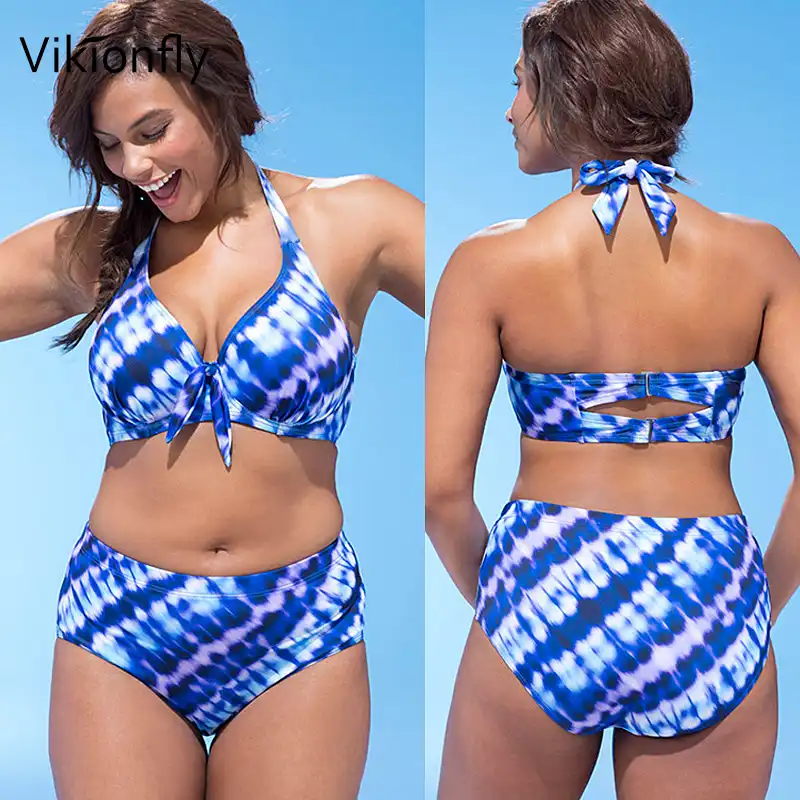 super high waisted plus size bikini