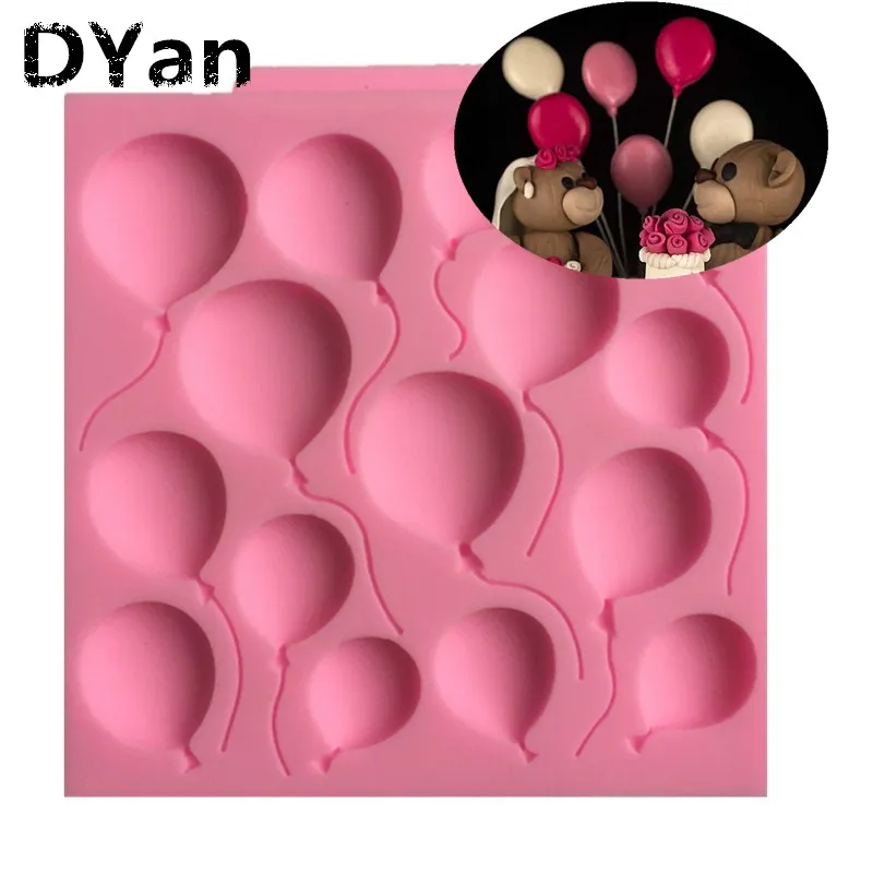 DIY Balloon Cake Border Silicone Molds Birthday Fondant Cake Decorating Tools Gumpaste Chocolate Cupcake Candy Clay Moulds A1217
DIY Balloon Cake Border Silicone Molds Birthday Fondant Cake Decorating Tools Gumpaste Chocolate Cupcake Candy Clay Moulds A1217
