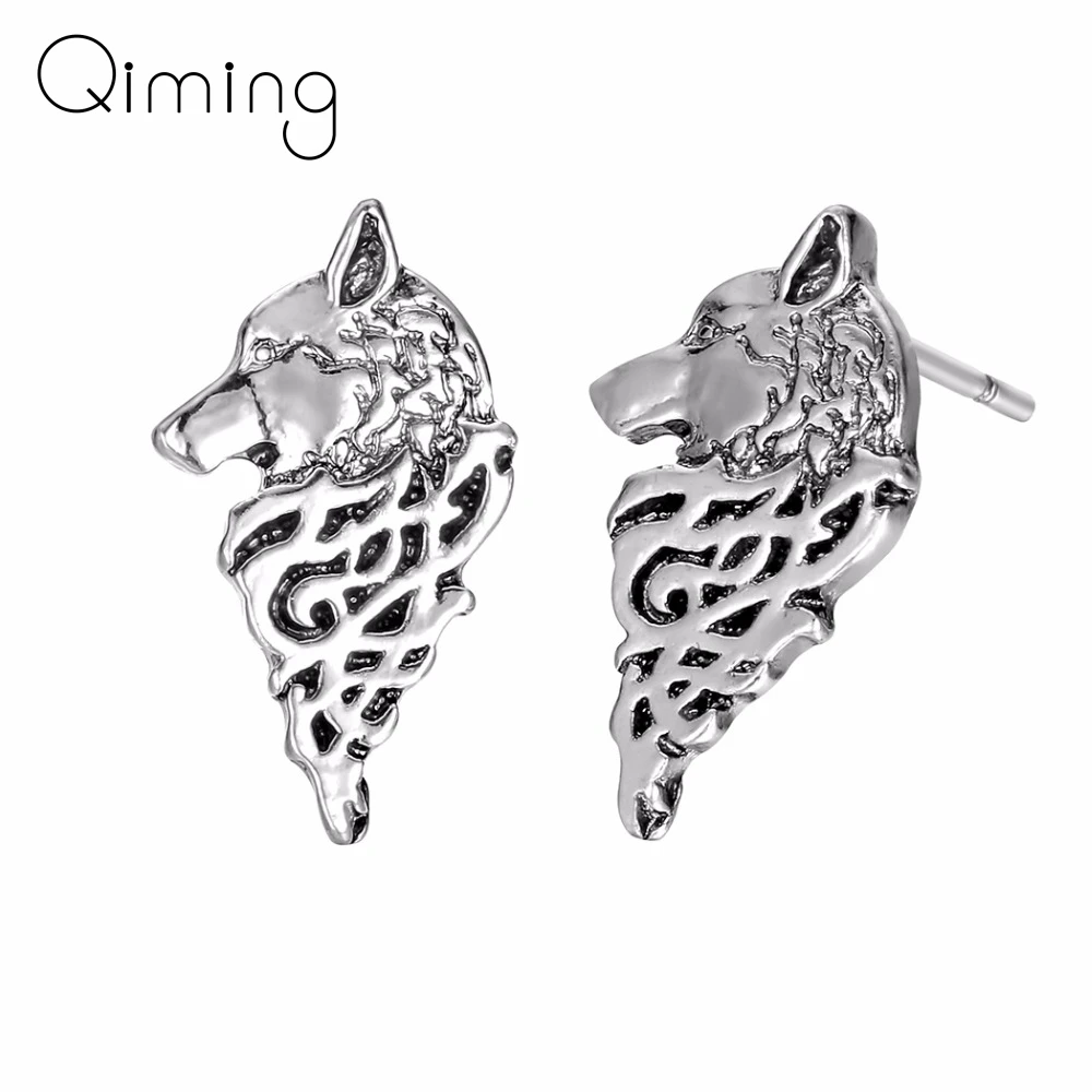 Handmade Teen Wolf Women Earrings Punk Style Viking Vintage Jewelry Accessories Cool Girls Men Animal Stud Earrings Gift
Handmade Teen Wolf Women Earrings Punk Style Viking Vintage Jewelry Accessories Cool Girls Men Animal Stud Earrings Gift