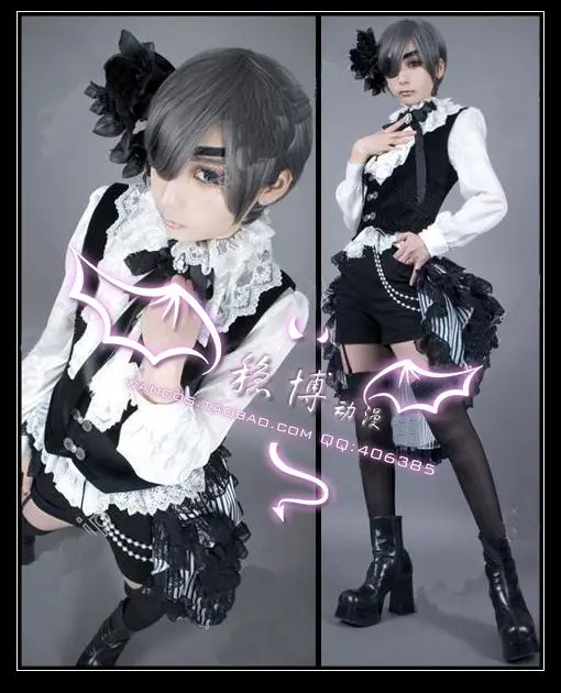 Kuroshitsuji Black Butler Ciel Phantomhive Cosplay Costume Custom Any Size
Kuroshitsuji Black Butler Ciel Phantomhive Cosplay Costume Custom Any Size