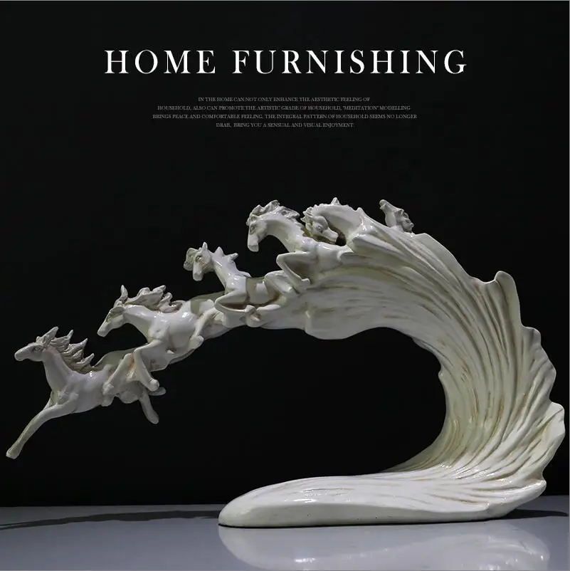 Modern Resin Horse Decoration Crafts Home Livingroom TV Cabinet Figurines Ornaments Hotel Porch Furnishing Accessories Craftwork
Modern Resin Horse Decoration Crafts Home Livingroom TV Cabinet Figurines Ornaments Hotel Porch Furnishing Accessories Craftwork