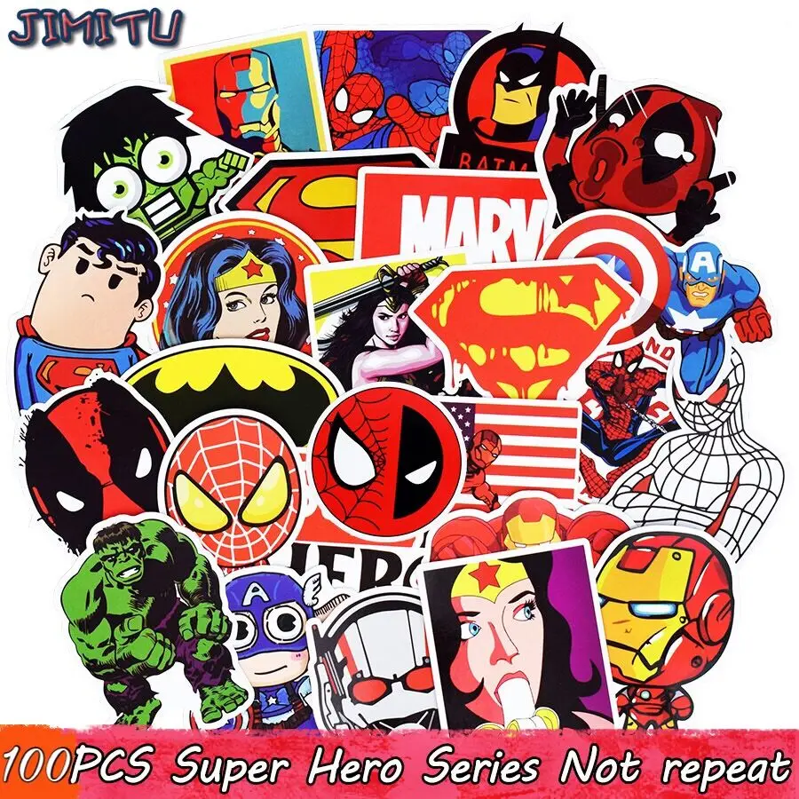 100pcs Mixed Super Hero Stickers Funny Kids Toy Sticker for DIY Luggage Laptop Skateboard Motorcycle Phone Waterproof Sticker
100pcs Mixed Super Hero Stickers Funny Kids Toy Sticker for DIY Luggage Laptop Skateboard Motorcycle Phone Waterproof Sticker