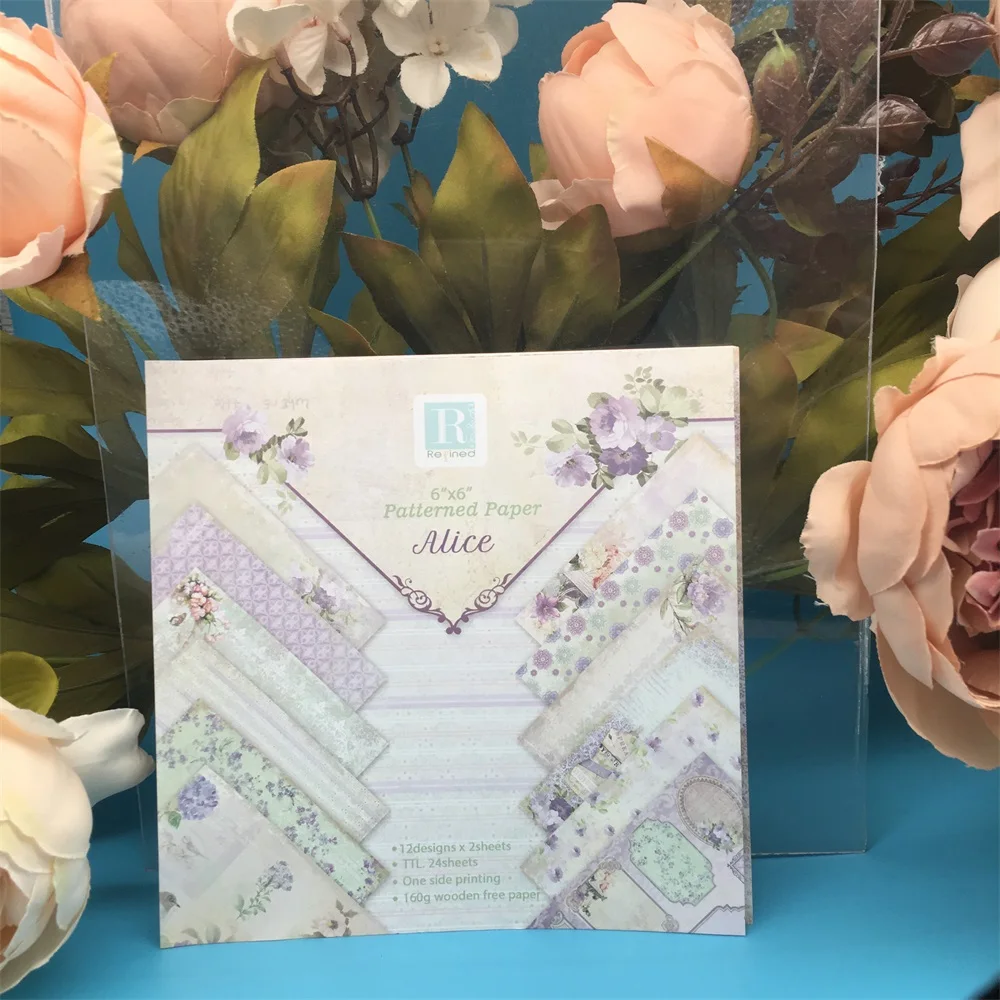 24pcs/Pack 6*6inch Alice Patterned Paper Pack Scrapbooking DIY Planner Card Making Journal Project Letter Pad
24pcs/Pack 6*6inch Alice Patterned Paper Pack Scrapbooking DIY Planner Card Making Journal Project Letter Pad
