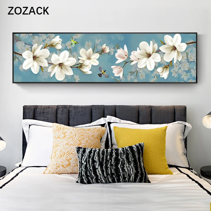 Zozack Cross Stitch Embroidery Kits 11CT Painted Magnolia Bird Flowers Pattern Printed on Canvas DIY Needlework DMC Home Decor
Zozack Cross Stitch Embroidery Kits 11CT Painted Magnolia Bird Flowers Pattern Printed on Canvas DIY Needlework DMC Home Decor