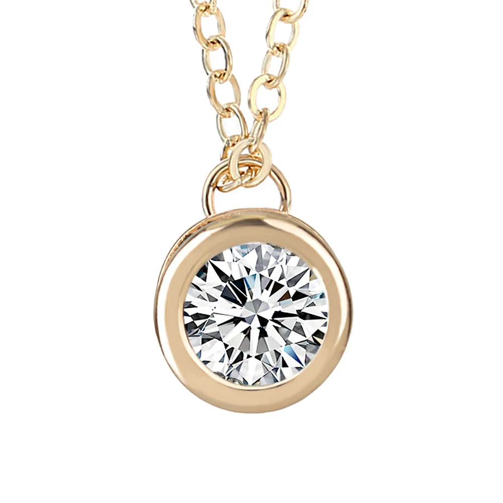 Kirykle Simple Round Pendant Gold Color Delicate Fashion Micro Pave Cubic Zirconia Diamonds Necklaces Jewellery For Women Girls
Kirykle Simple Round Pendant Gold Color Delicate Fashion Micro Pave Cubic Zirconia Diamonds Necklaces Jewellery For Women Girls