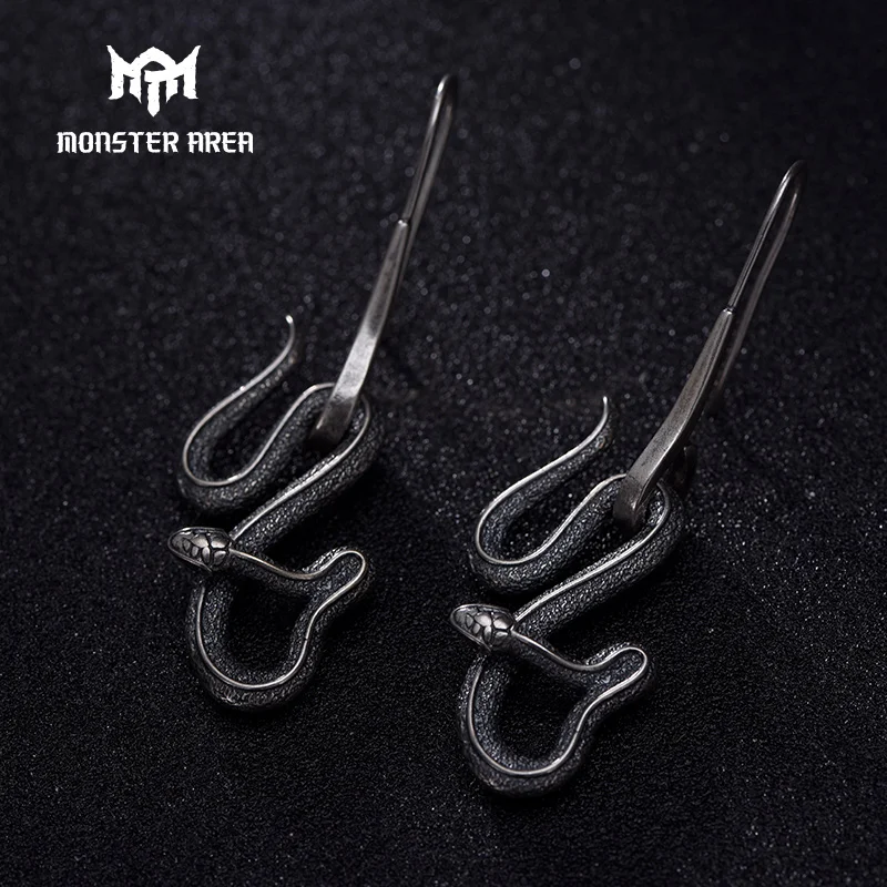 MONSTER AREA 925 Sterling Silver Earrings For Men Vintage Punk Style Silver Man Earrings Unisex Fashion Jewelry 
MONSTER AREA 925 Sterling Silver Earrings For Men Vintage Punk Style Silver Man Earrings Unisex Fashion Jewelry