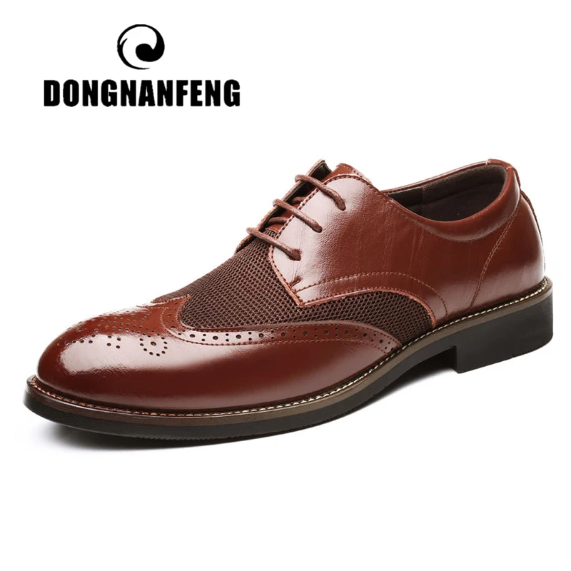 DONGNANFENG Men Male Cow Genuine Leather Shoes Flats Mesh Lace Up Moccasins Business British Breathable Plus Size 47 48 GR-A801
DONGNANFENG Men Male Cow Genuine Leather Shoes Flats Mesh Lace Up Moccasins Business British Breathable Plus Size 47 48 GR-A801