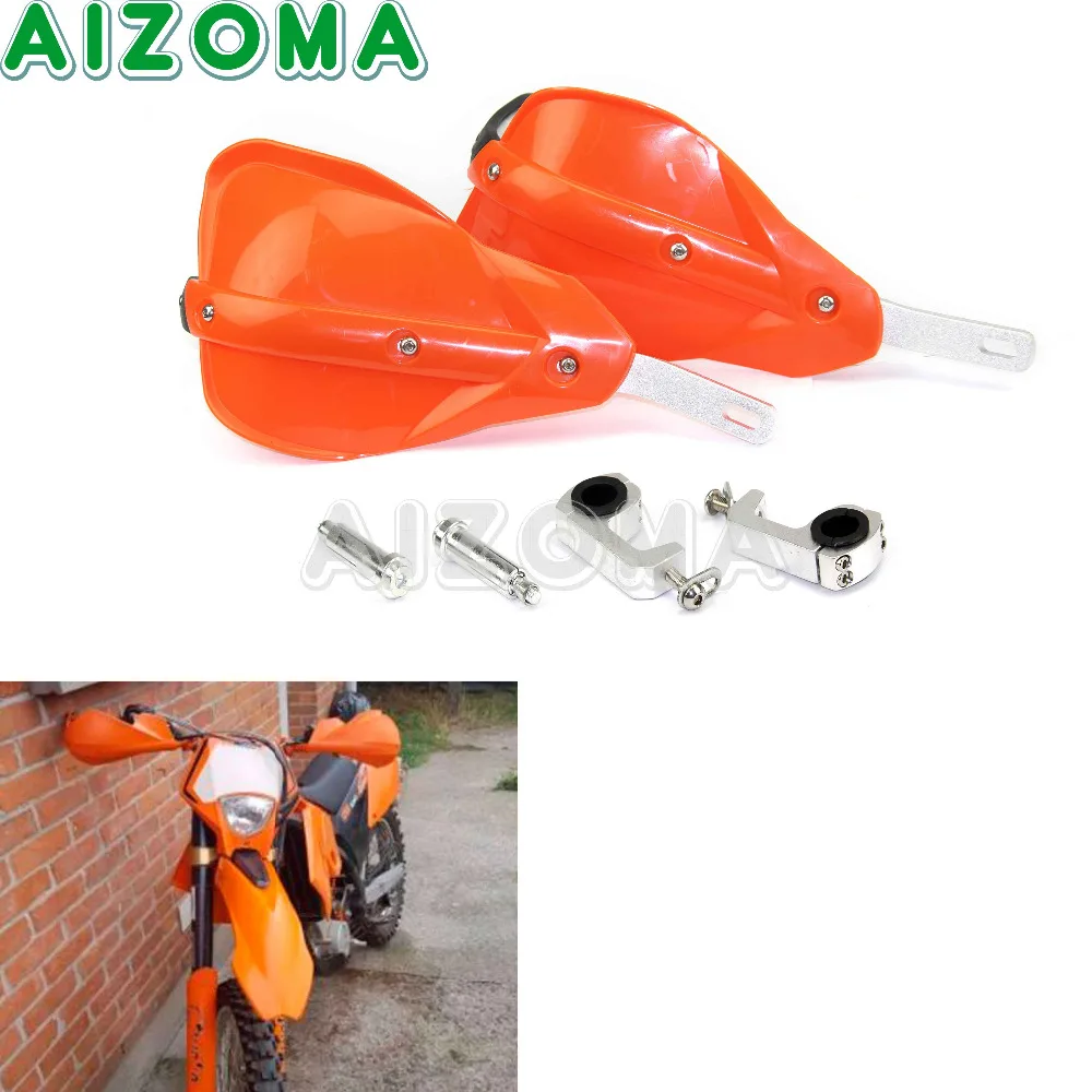 Фото Универсальная защита для рук оранжевая мотоцикла 22 мм 28 - купить