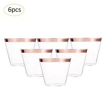 6pcs Wine Glass Hard Plastic Aviation Cup Juice Cup Tiramisu Ice Cream Cup Festival Party Supplies
6pcs Wine Glass Hard Plastic Aviation Cup Juice Cup Tiramisu Ice Cream Cup Festival Party Supplies