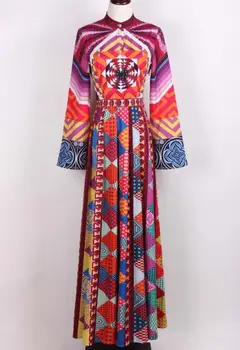 Springautumn Newfashion Stitching Printing Loose Long-Sleeved High Waist Slim Temperament Holiday Dress
Springautumn Newfashion Stitching Printing Loose Long-Sleeved High Waist Slim Temperament Holiday Dress
