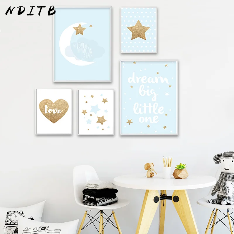 NDITB Dream Big Nursery Quotes Canvas Art Poster Print Nordic Style Minimalist Painting Decorative Picture Baby Bedroom Decor
NDITB Dream Big Nursery Quotes Canvas Art Poster Print Nordic Style Minimalist Painting Decorative Picture Baby Bedroom Decor