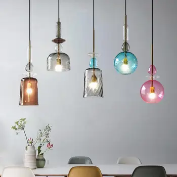 Nordic 1 pcs Colorful Glass shade Pendant Lights For Dining Room Bedroom Novelty Led E27 glass Hanging Lamp British Luminaria
Nordic 1 pcs Colorful Glass shade Pendant Lights For Dining Room Bedroom Novelty Led E27 glass Hanging Lamp British Luminaria