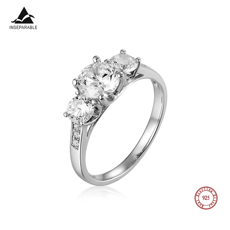 INSEPARABLE Hot Selling Super Shiny Cubic Zirconia 925 Sterling Silver Wedding Rings For Women Jewelry Wholesale Fashion
INSEPARABLE Hot Selling Super Shiny Cubic Zirconia 925 Sterling Silver Wedding Rings For Women Jewelry Wholesale Fashion