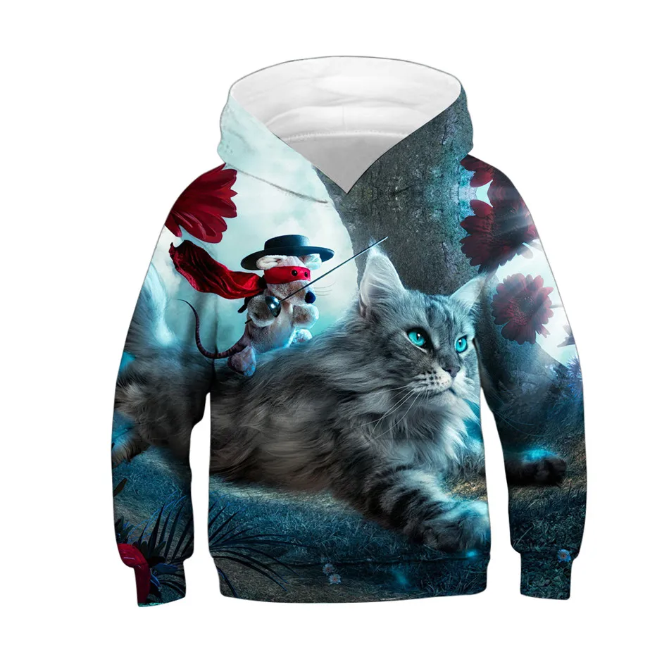 Children Fashion Hoodies Kids Cool Funny Design Mouse Cat Animal Color 3d Printed Sweatshirt Boys Girls Pullovers Clothing Tops
Children Fashion Hoodies Kids Cool Funny Design Mouse Cat Animal Color 3d Printed Sweatshirt Boys Girls Pullovers Clothing Tops