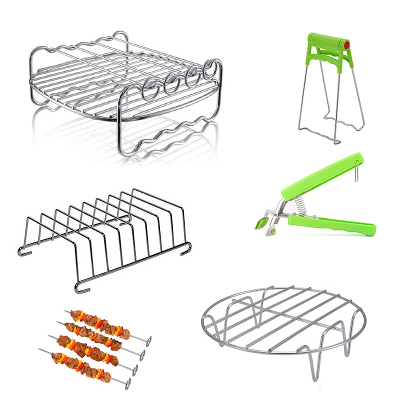 High Quality Air Fryer Accessories 7/8 Inch for Gowise Phillips Cozyna and Secura, Fit all Airfryer 3.7 to 5.8QT Barbecue Baking
High Quality Air Fryer Accessories 7/8 Inch for Gowise Phillips Cozyna and Secura, Fit all Airfryer 3.7 to 5.8QT Barbecue Baking