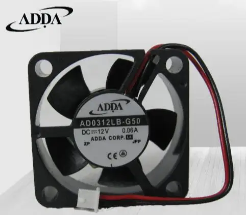 Оригинальный двухпроводный миниатюрный бесшумный вентилятор ADDA AD0312LB-G50 12V 0.06A 3010
Оригинальный двухпроводный миниатюрный бесшумный вентилятор ADDA AD0312LB-G50 12V 0.06A 3010