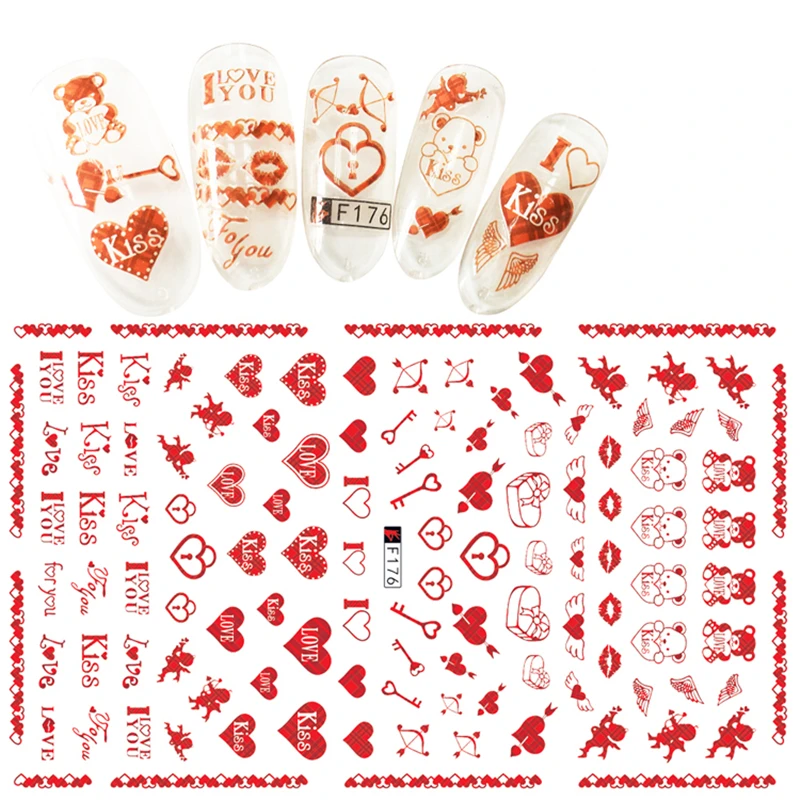 1Pc Ultrathin Waterproof Lasting Adhesive 3D Nail Sticker Cute Bear Heart Angel Decal Decoration For Women Wedding DIY Nail Art
1Pc Ultrathin Waterproof Lasting Adhesive 3D Nail Sticker Cute Bear Heart Angel Decal Decoration For Women Wedding DIY Nail Art