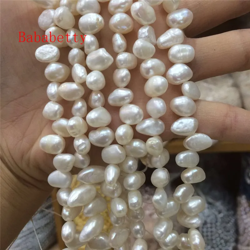 Natural freshwater white multicolor pink pearl 7-8MM irregular shaped loose beads 14"
Natural freshwater white multicolor pink pearl 7-8MM irregular shaped loose beads 14"