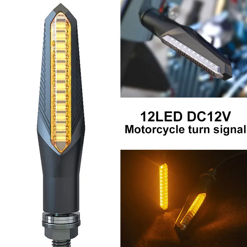 Universal 12 LED Motorcycle Turn Signal Lights 12V Flowing Water Blinker Amber Motorbike Lamp Stop Indicators Tail Lights
Universal 12 LED Motorcycle Turn Signal Lights 12V Flowing Water Blinker Amber Motorbike Lamp Stop Indicators Tail Lights