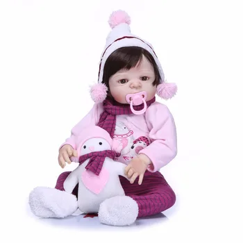 57cm full silicone real Body reborn baby doll Toys 22inch lifelike fashion Dolls baby toy reborn handmade play house toddlers
57cm full silicone real Body reborn baby doll Toys 22inch lifelike fashion Dolls baby toy reborn handmade play house toddlers