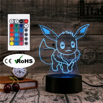 3D Led Novety Lighting Creative Gift Night Light Table Lamp Pokemon Light Led Home Corridor Hotel Party Atmosphere Lights
3D Led Novety Lighting Creative Gift Night Light Table Lamp Pokemon Light Led Home Corridor Hotel Party Atmosphere Lights