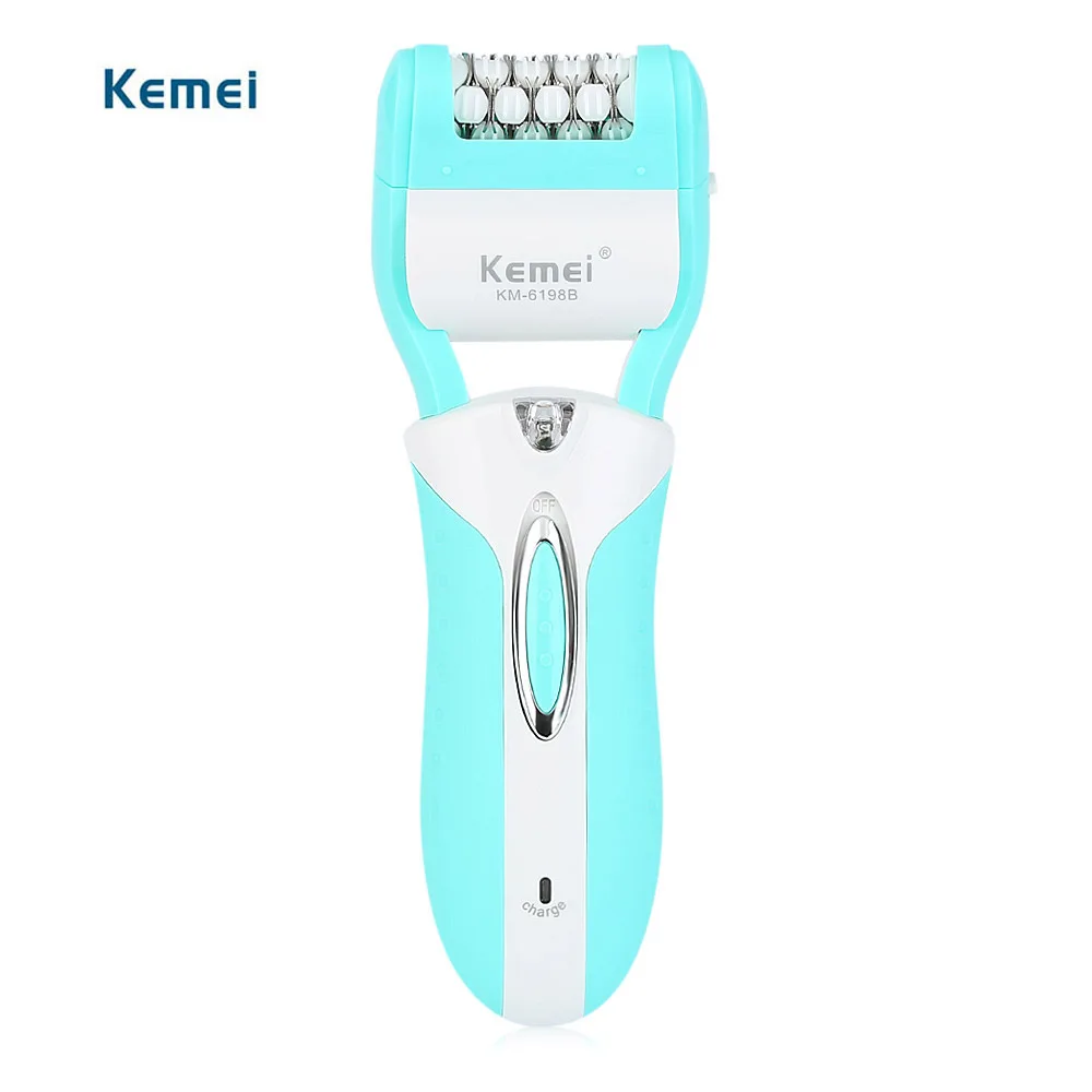 Kemei 3 в 1 Эпилятор бритва Dead удаление натоптышей перезаряжаемые женские KM-6198B |