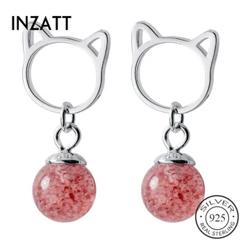 INZATT Real 925 Sterling Silver Hollow Cat Stud Earrings For Fashion Women Cute Fine Jewelry Trendy 2019 Accessories Gift
INZATT Real 925 Sterling Silver Hollow Cat Stud Earrings For Fashion Women Cute Fine Jewelry Trendy 2019 Accessories Gift