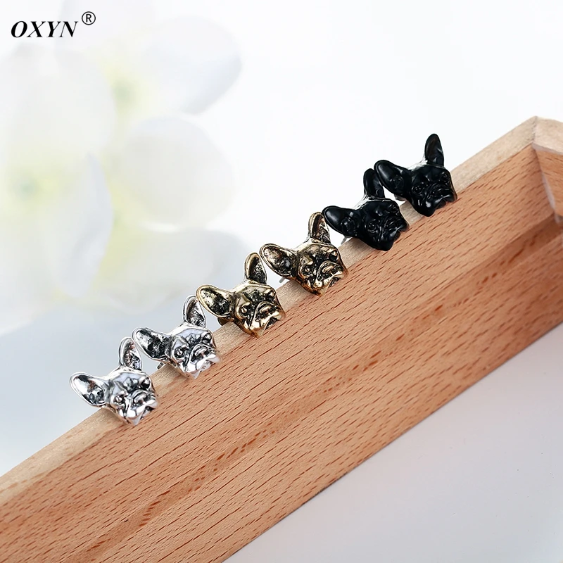 2017 Hot Sale Vintage Silver Gold Color Hippie Chic Handmade Pug Dog Earrings Cute Animal Woman and Men Punk Fashion Jewelry
2017 Hot Sale Vintage Silver Gold Color Hippie Chic Handmade Pug Dog Earrings Cute Animal Woman and Men Punk Fashion Jewelry