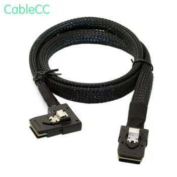 Ultra Slim Flat Left Angled 90 Degree Mini SAS 36pin SFF-8087 to 8087 Data Raid Cable 80cm
Ultra Slim Flat Left Angled 90 Degree Mini SAS 36pin SFF-8087 to 8087 Data Raid Cable 80cm