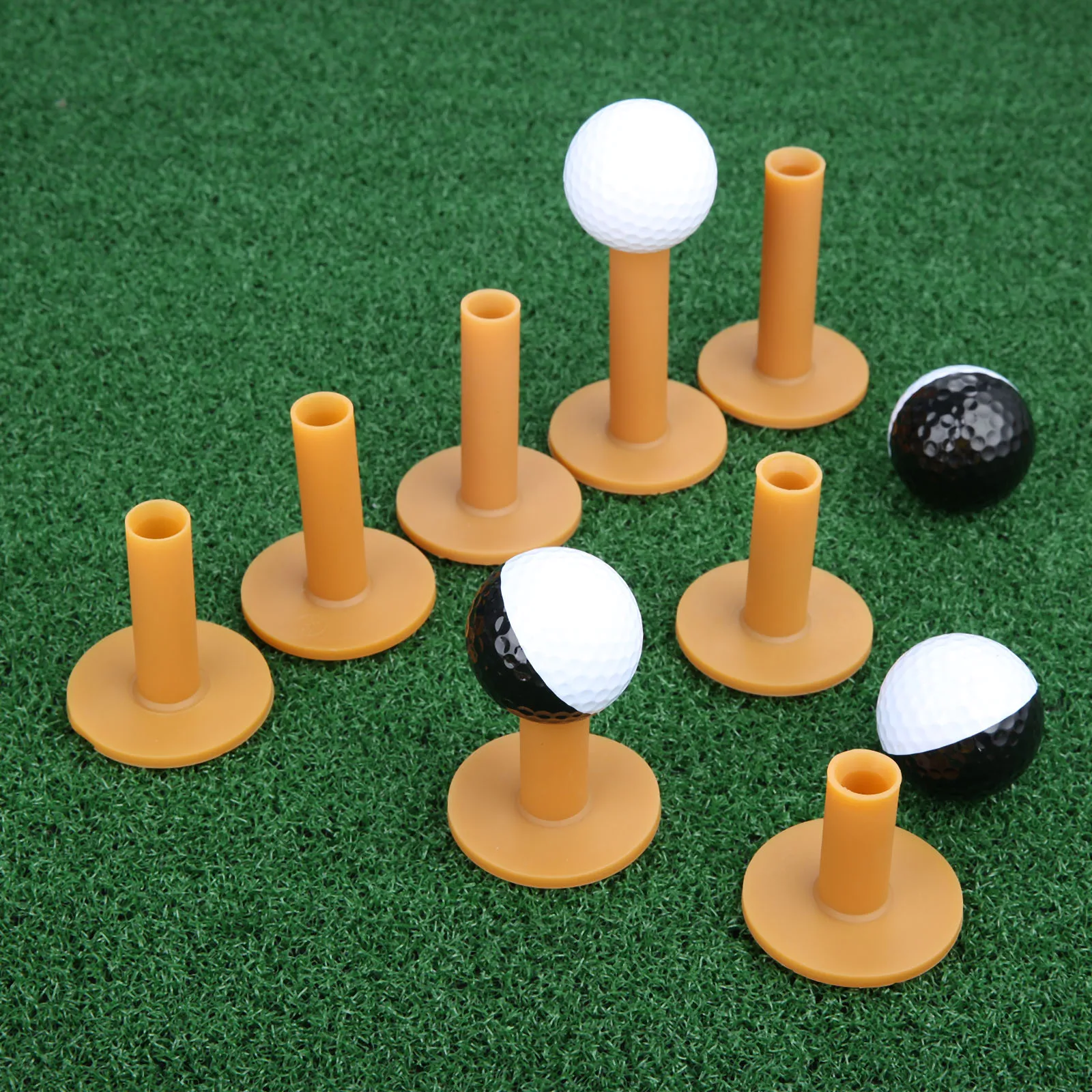 3 Pcs Golf Rubber Tees Golf Ball Holder Beginner Practice Tees Easy To Use On Hard Ground/ Winter Tees 35/45/55/60/65/70/75/80mm
3 Pcs Golf Rubber Tees Golf Ball Holder Beginner Practice Tees Easy To Use On Hard Ground/ Winter Tees 35/45/55/60/65/70/75/80mm