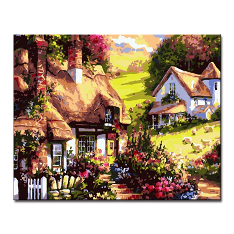 Wall Art Popular Picture For Home Decoration Mountain Small Villas Fashion Framework DIY Digital Oil Painting By Numbers Modern
Wall Art Popular Picture For Home Decoration Mountain Small Villas Fashion Framework DIY Digital Oil Painting By Numbers Modern