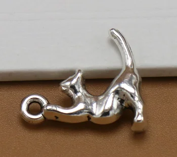 100pcs Exquisite cat charm 19*16mm 2.1g notebook bag Mobile phone accessories pendants craft Jewelry earring bracelet necklace
100pcs Exquisite cat charm 19*16mm 2.1g notebook bag Mobile phone accessories pendants craft Jewelry earring bracelet necklace