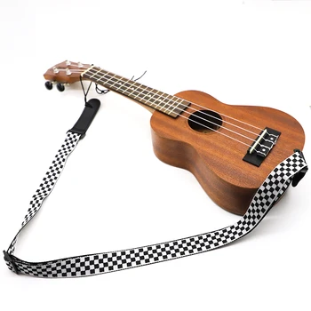 High Strength Adjustable Ukulele Strap Nylon PU Leather End Black White Plaid Hanging Neck for Uke Small Size Acoustic Guitar
High Strength Adjustable Ukulele Strap Nylon PU Leather End Black White Plaid Hanging Neck for Uke Small Size Acoustic Guitar