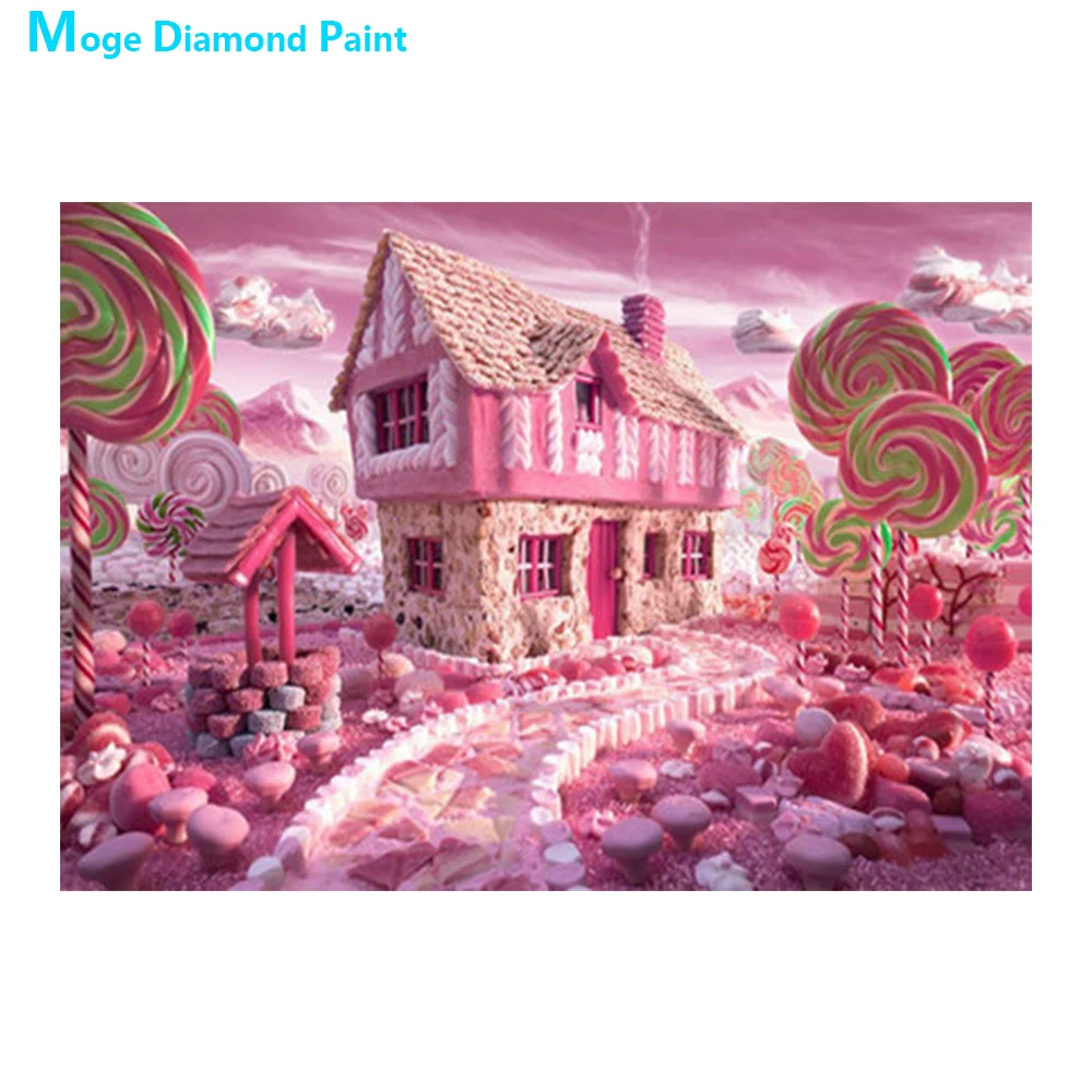 Candy Cottage Diamond Painting Full Round cartoon scenic New DIY Sticking Drill Cross Embroidery 5D Children's painting
Candy Cottage Diamond Painting Full Round cartoon scenic New DIY Sticking Drill Cross Embroidery 5D Children's painting