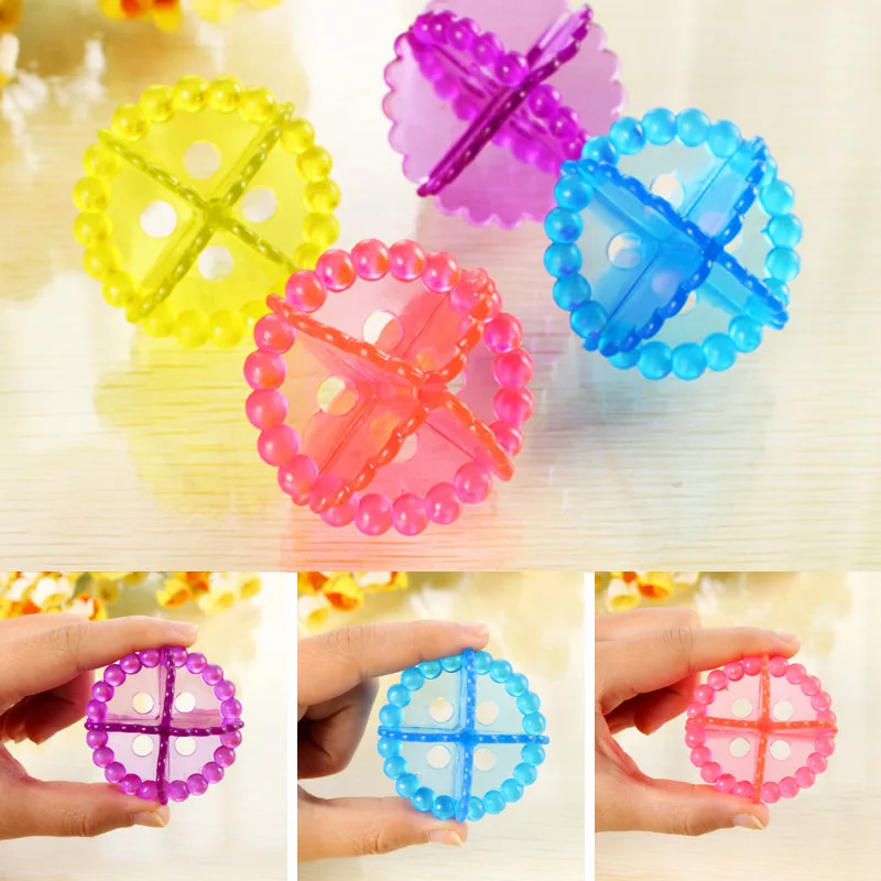 

5Pcs/lot Washing Machine Ball Free Shipping Wash Laundry Dryer Fabric Soften Helper Cleaner Magic Laundry Ball