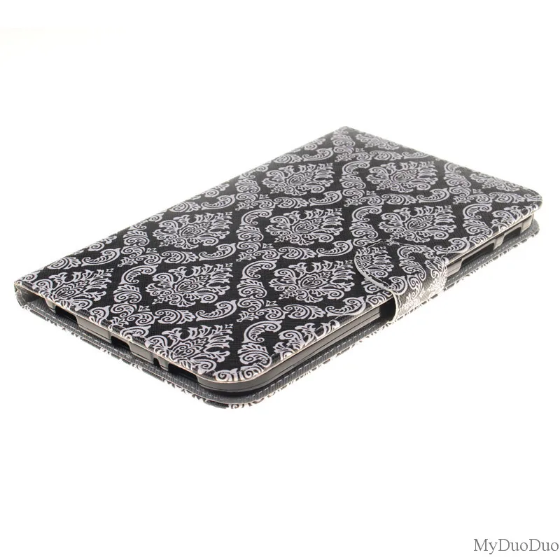 Stand Flip Wallet Case For Samsung Galaxy Tab 3 8.0 inch Cases SM T310 T311 T315 Tablet Back Cover Stand Two Sides Painted Bag (75)