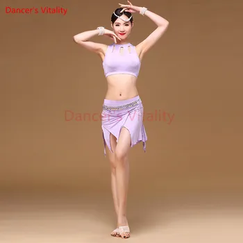 Dancer's Vitality Sexy Belly dance costume modal top and skirt 2pc set for women belly dance training costume performance wear
Dancer's Vitality Sexy Belly dance costume modal top and skirt 2pc set for women belly dance training costume performance wear