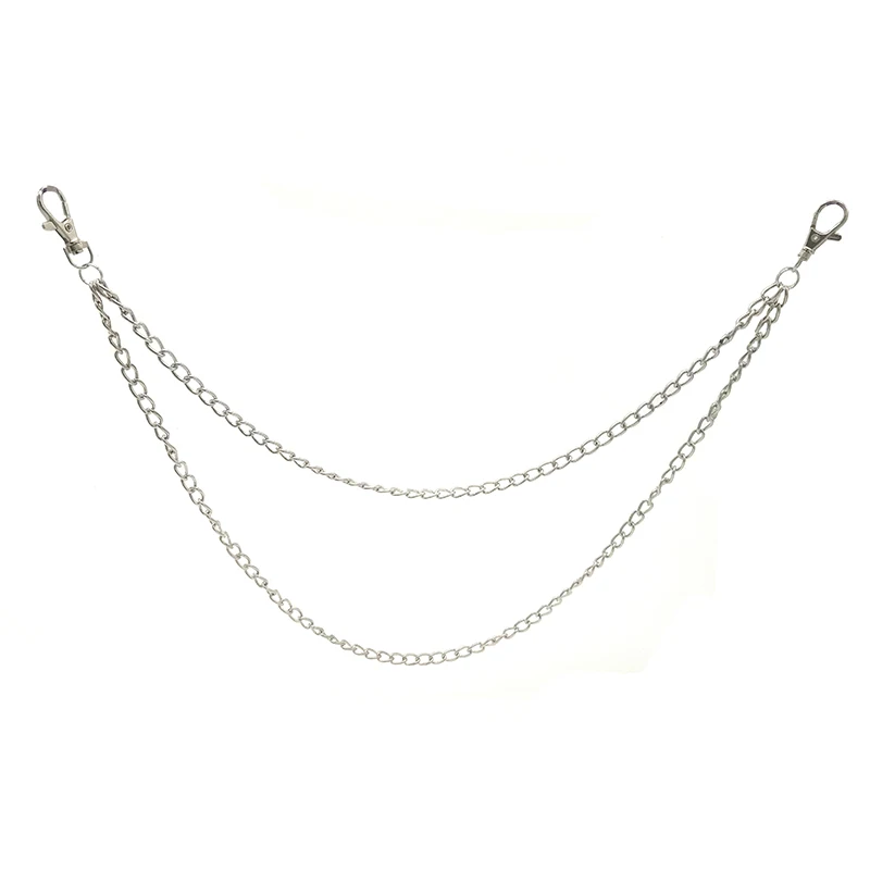 Hiphop Metal Wallet Chain Jeans 2 Layers Trousers KeyChains Biker 2 Strands Key Chains Dance Pant Portachiavi Trendy Keychain
Hiphop Metal Wallet Chain Jeans 2 Layers Trousers KeyChains Biker 2 Strands Key Chains Dance Pant Portachiavi Trendy Keychain
