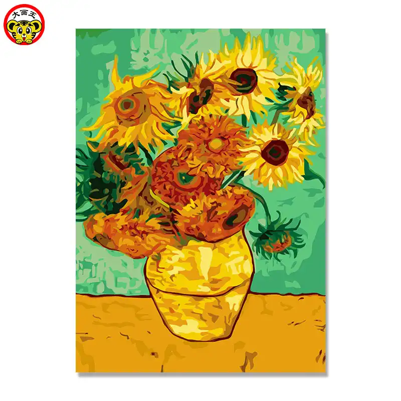 Painting By Numbers Art Paint By Number Still Life Vase With