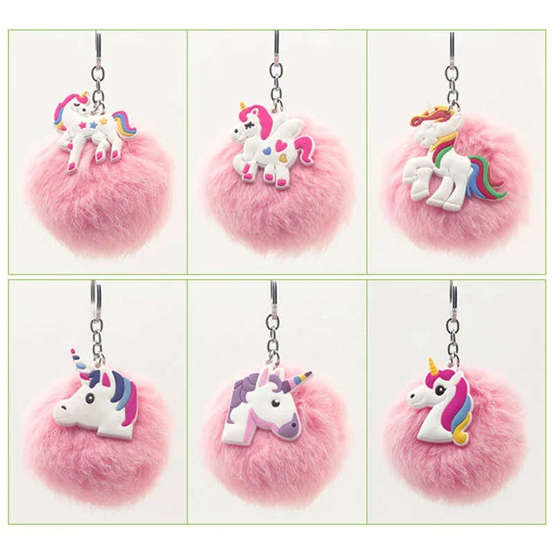 Cute Unicorn Pompom Keychain Colorful Artificial Rabbit Fur Ball Fluffy Key Chain Horse Porte Clef Bag Car Keyring
Cute Unicorn Pompom Keychain Colorful Artificial Rabbit Fur Ball Fluffy Key Chain Horse Porte Clef Bag Car Keyring
