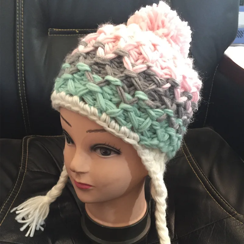BomHCS Real Pictures Child's Winter Warm Handmade Knitted Hat Cute Ear Muff Beanie (Suitable for age- 8-12 years)
BomHCS Real Pictures Child's Winter Warm Handmade Knitted Hat Cute Ear Muff Beanie (Suitable for age- 8-12 years)