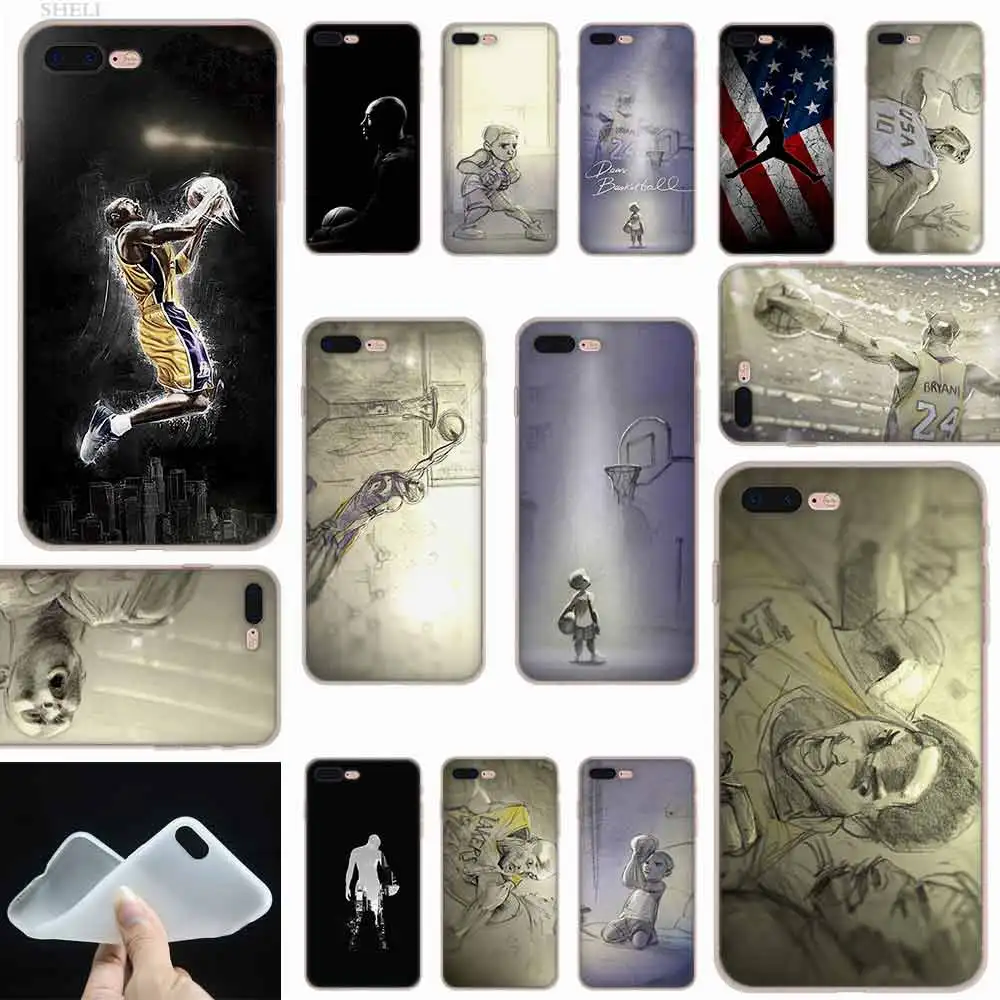 SHELI Dear Basketball Kobe Bryant Frosted Softness Transparent case cover for iPhone X XS XR MAX SE 5 5s 6 6s 7 8 Plus
SHELI Dear Basketball Kobe Bryant Frosted Softness Transparent case cover for iPhone X XS XR MAX SE 5 5s 6 6s 7 8 Plus
